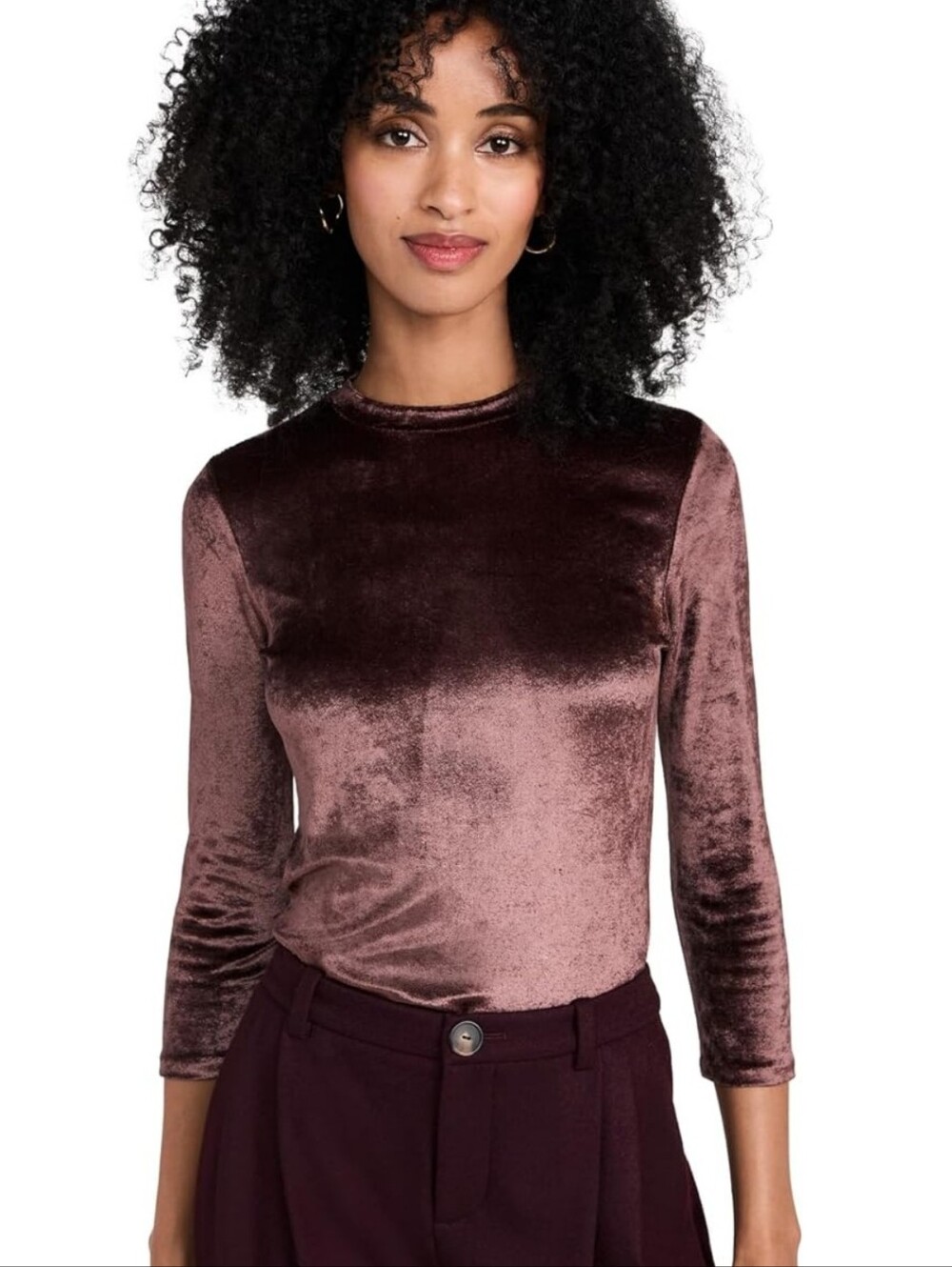 NWT Vince Velour Top, XS